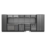 Sealey Superline PRO® 4.9m Storage System - Stainless Steel Worktop