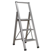Sealey Aluminium Professional Folding Step Ladder 3-Step 150kg Capacity