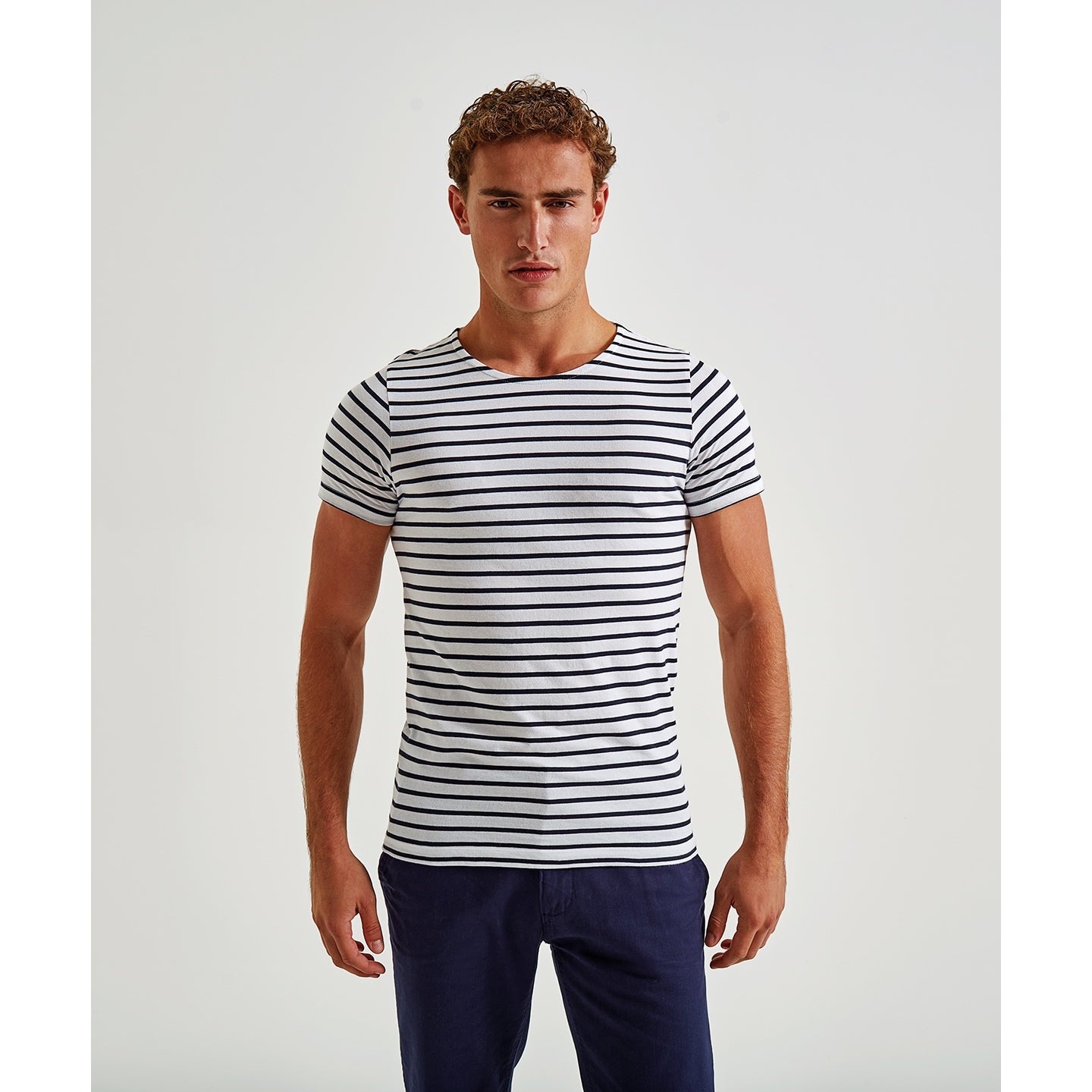 Asquith & Fox Men's Marinière Coastal Short Sleeve Tee