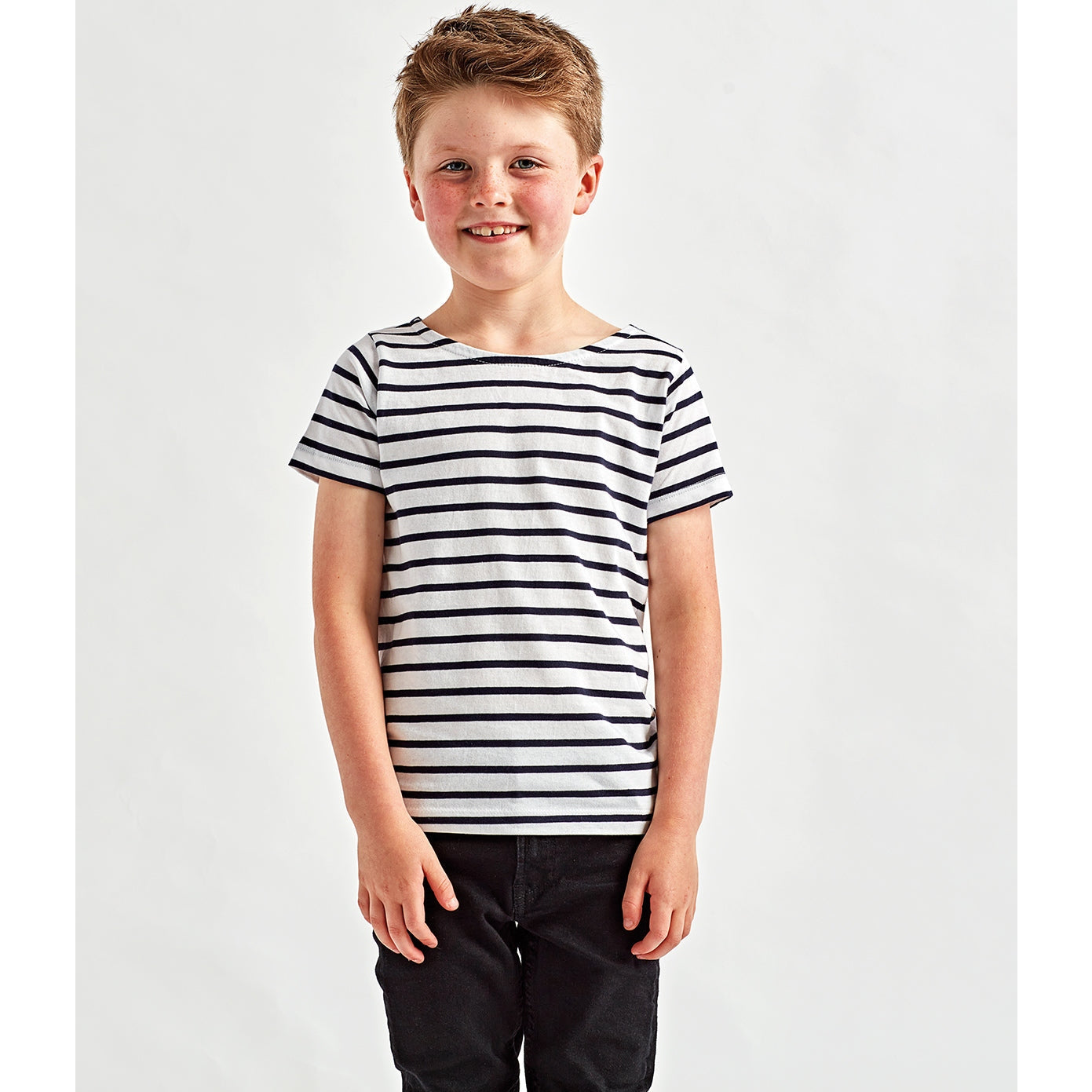 Asquith & Fox Kids Marinière Coastal Short Sleeve Tee