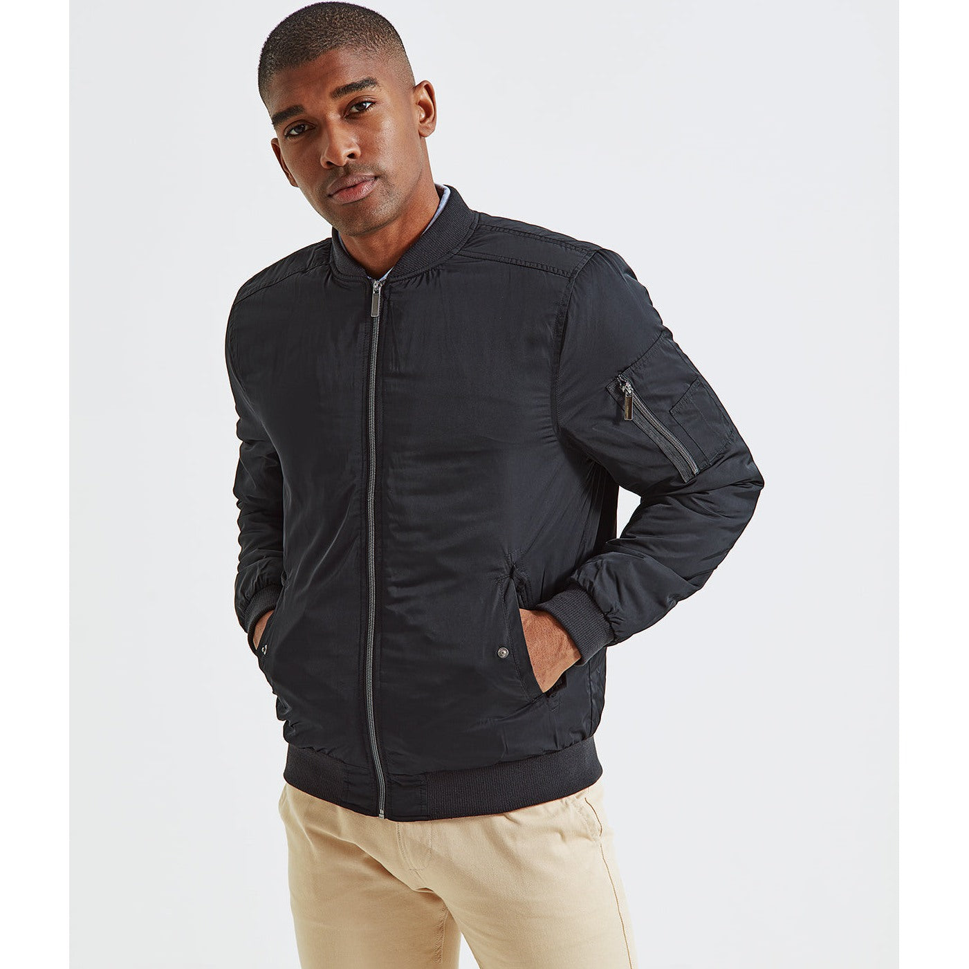 Asquith & Fox Men's Padded Bomber