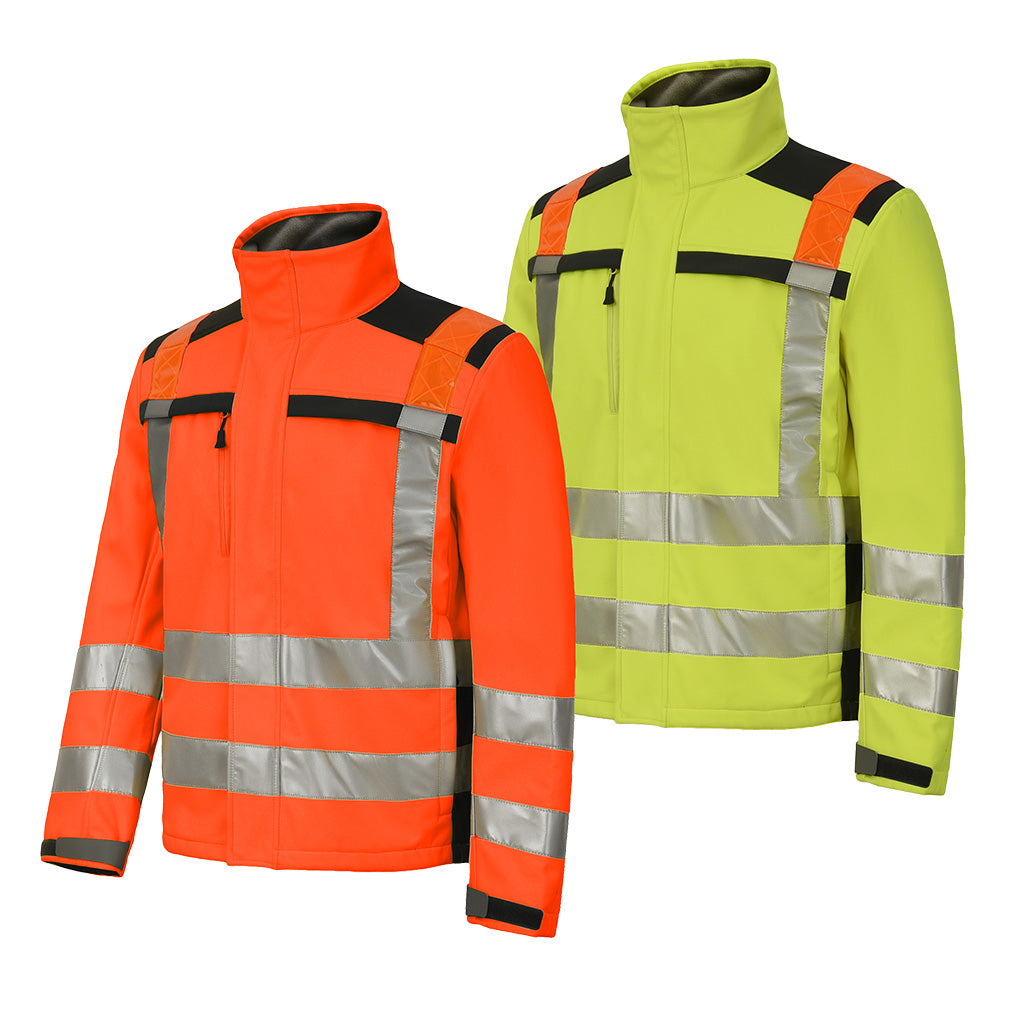 Future Garments Premium Amber Hi-Vis Soft Shell Fleece