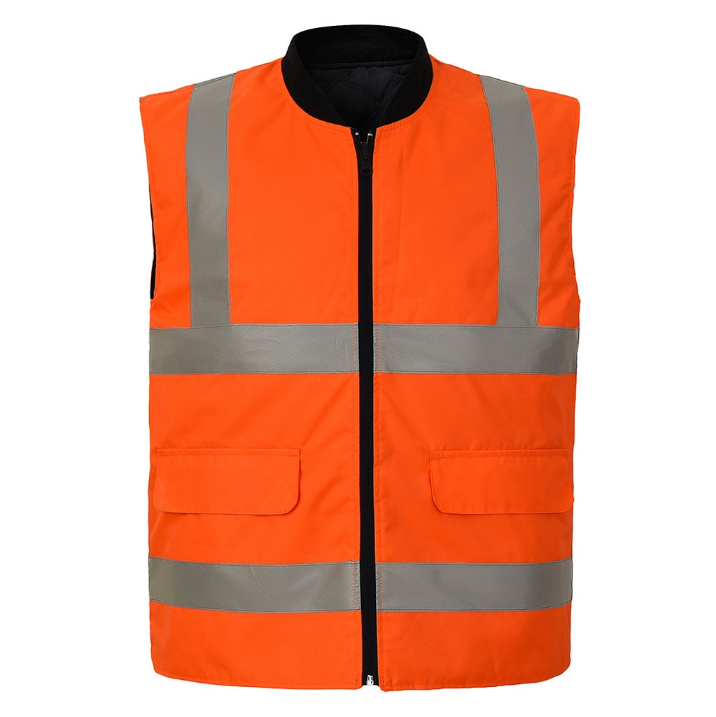 Future Garments Aqua Hi Vis Reversible Body Warmer
