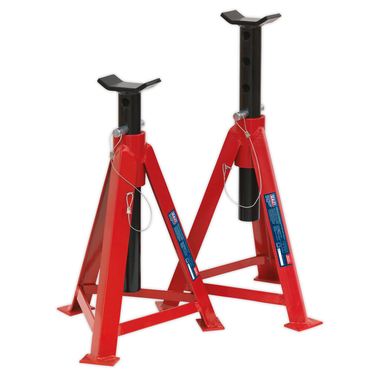 Sealey Axle Stands (Pair) 5 Tonne Capacity per Stand AS5000M