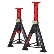 Sealey Axle Stands (Pair) 6 Tonne Capacity per Stand - Red
