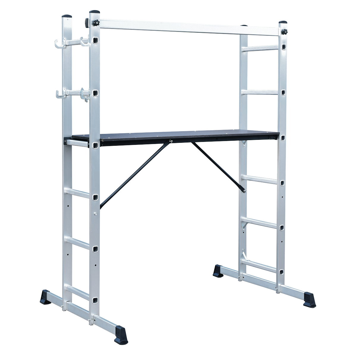 Sealey Aluminium Scaffold Ladder 4-Way EN 131