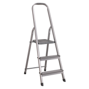 Sealey Aluminium Step Ladder 3-Tread EN 131