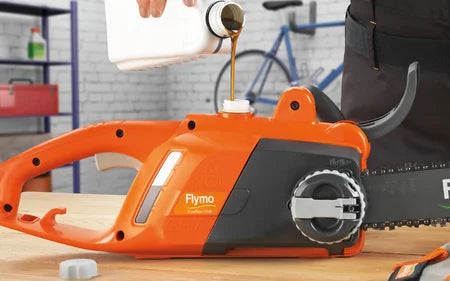 FLYMO EasiSaw 350E | Powerful & Safe 1800W Electric Chainsaw
