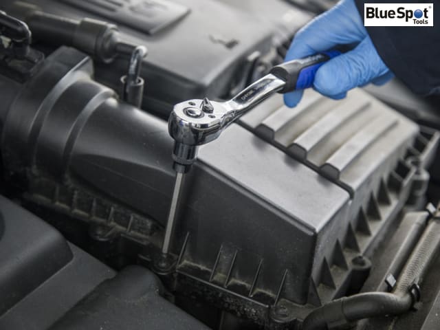 BlueSpot Tools 3/8in Drive Extra Long TORX Socket Bit Set, 7 Piece