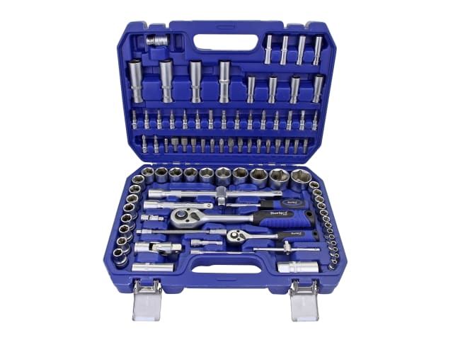BlueSpot Tools 1/2in & 1/4in Metric Socket Set, 94 Piece