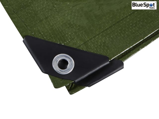 BlueSpot Tools Green Tarpaulin 2.7 x 1.8m