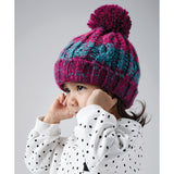 Beechfield Junior Corkscrew Pom Pom Beanie