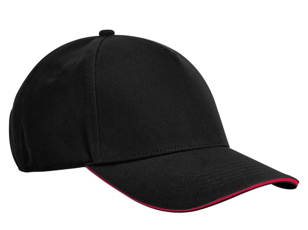 Beechfield Earthaware® Classic Organic Cotton 5-Panel Cap  Sandwich Peak