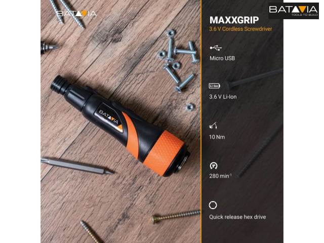 Batavia MAXXGRIP Screwdriver 3.6V