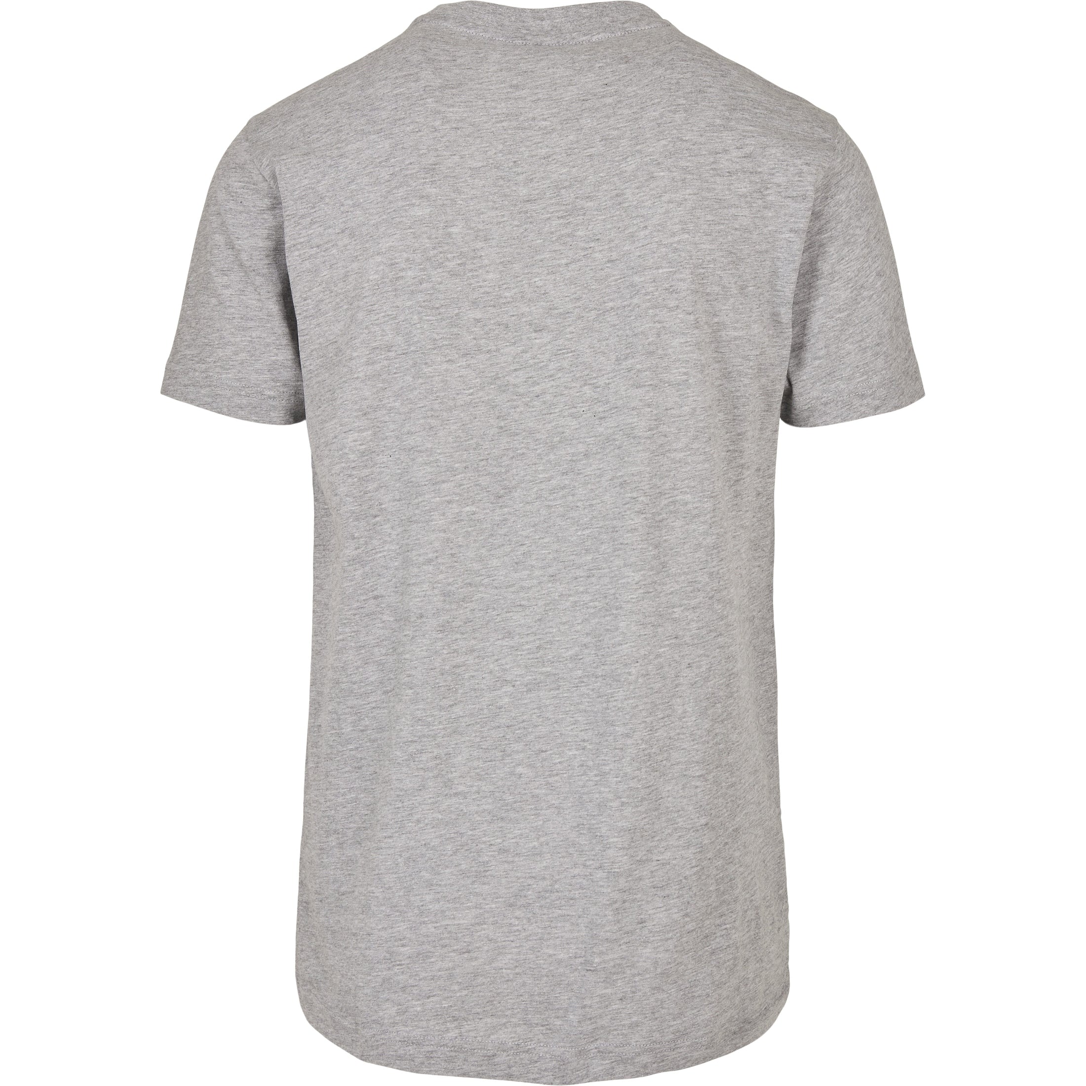 Build Your Brand Basic Basic Round Neck Tee - Heather Grey