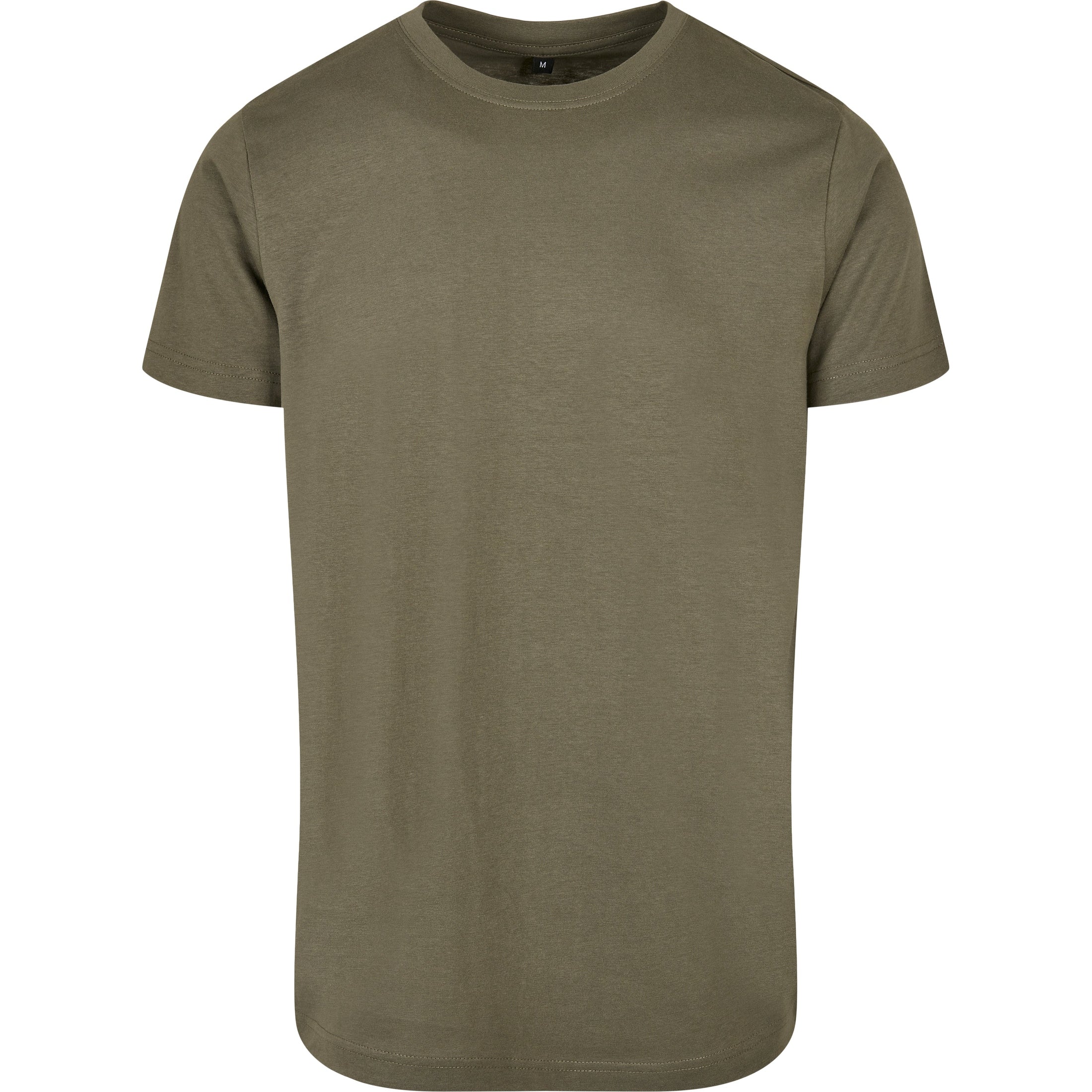 Build Your Brand Basic Basic Round Neck Tee - Olive