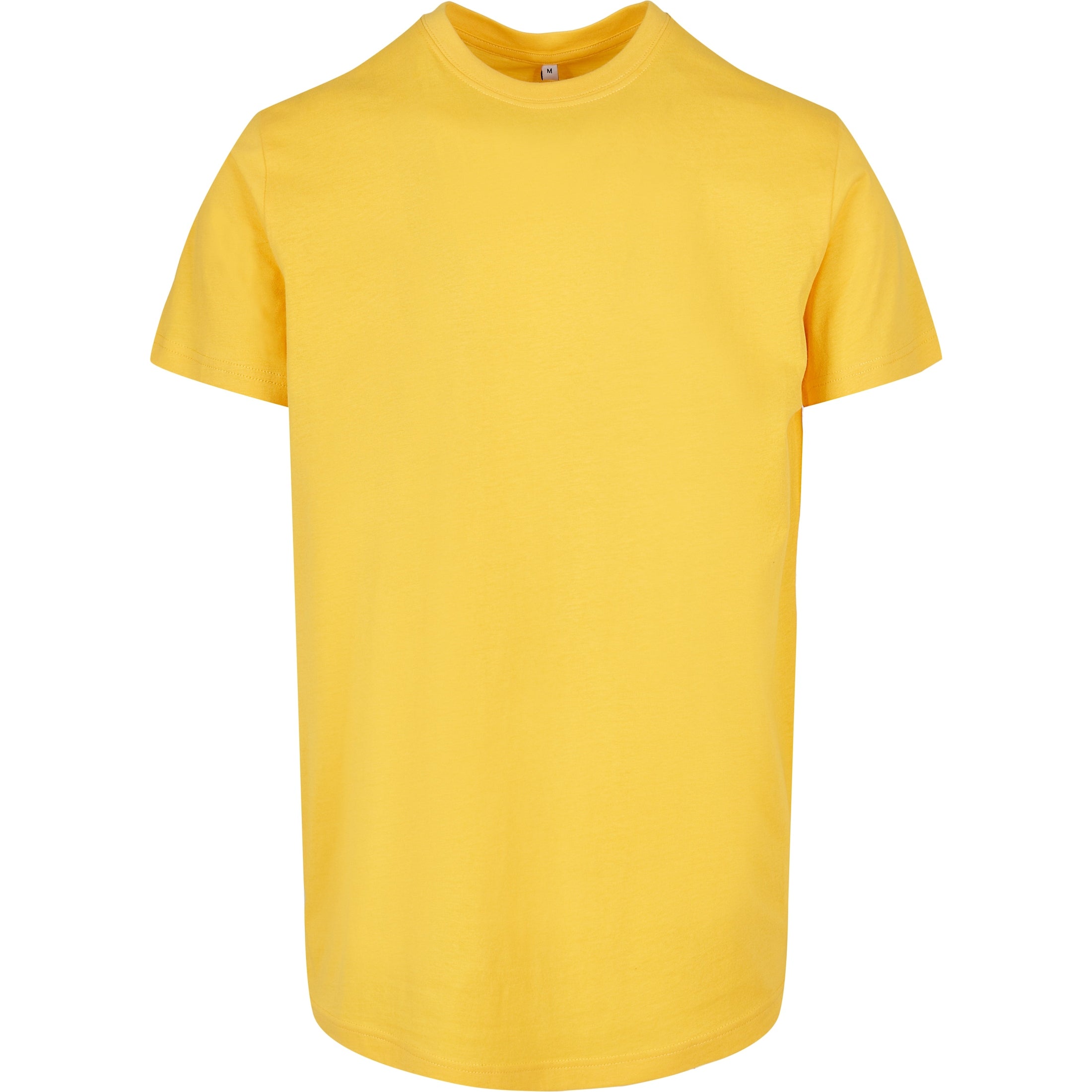 Build Your Brand Basic Basic Round Neck Tee - Taxi Yellow