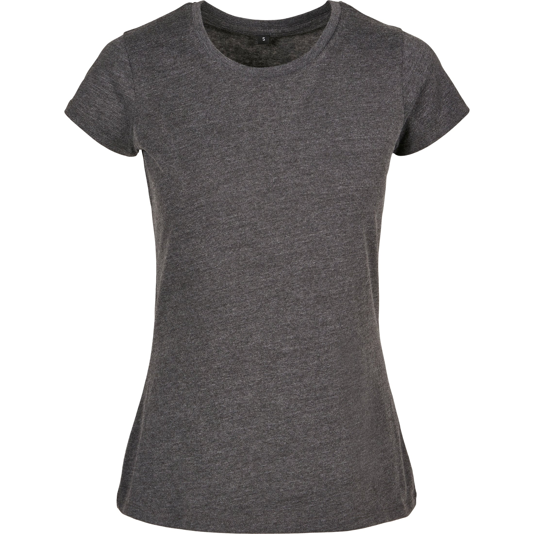 Build Your Brand Basic Women's Basic Tee - Charcoal