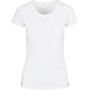 Build Your Brand Basic Women's Basic Tee - White