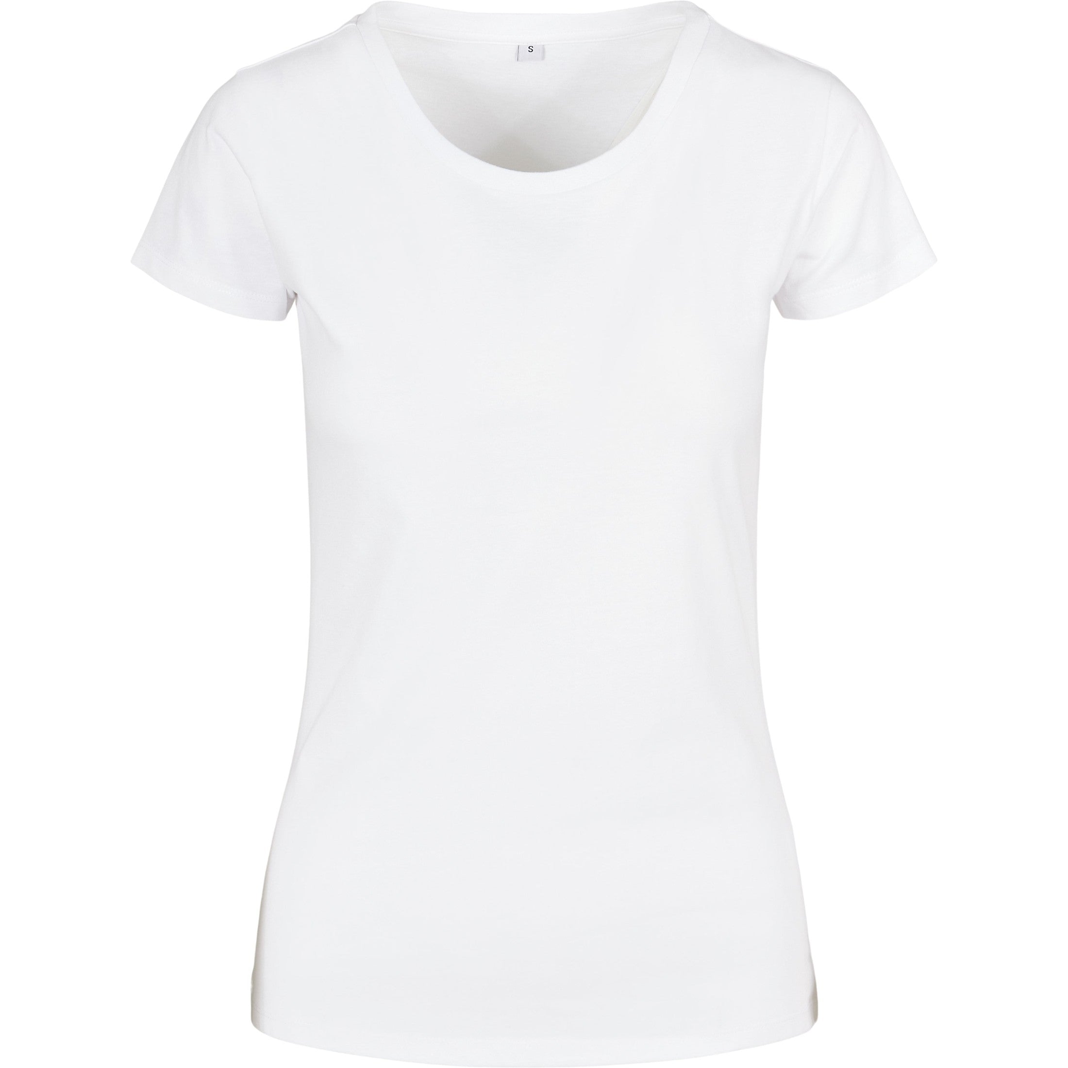 Build Your Brand Basic Women's Basic Tee - White