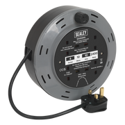 Sealey Cassette Type Cable Reel 10m 4 x 230V 1.00mm² Thermal Trip