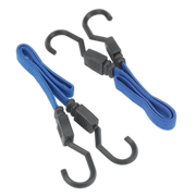 Sealey Flat Bungee Cord Set 460mm 2pc