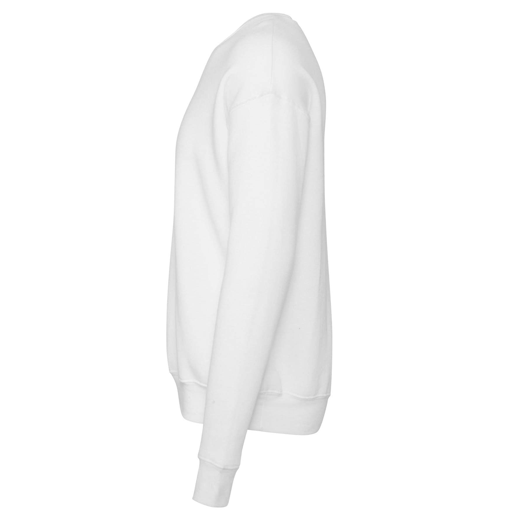 Bella Canvas Unisex Drop Shoulder Fleece - DTG White