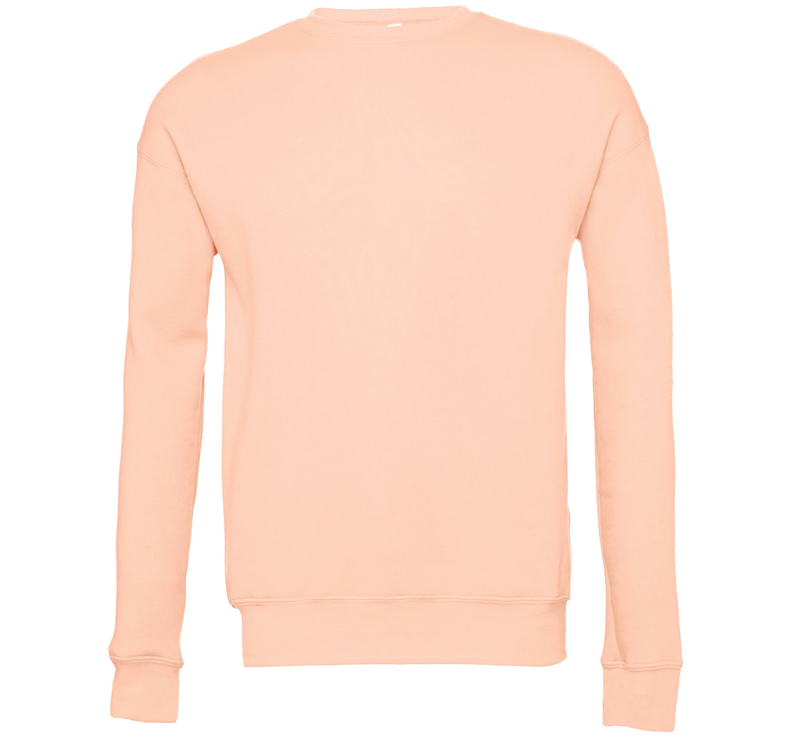 Bella Canvas Unisex Drop Shoulder Fleece - Peach
