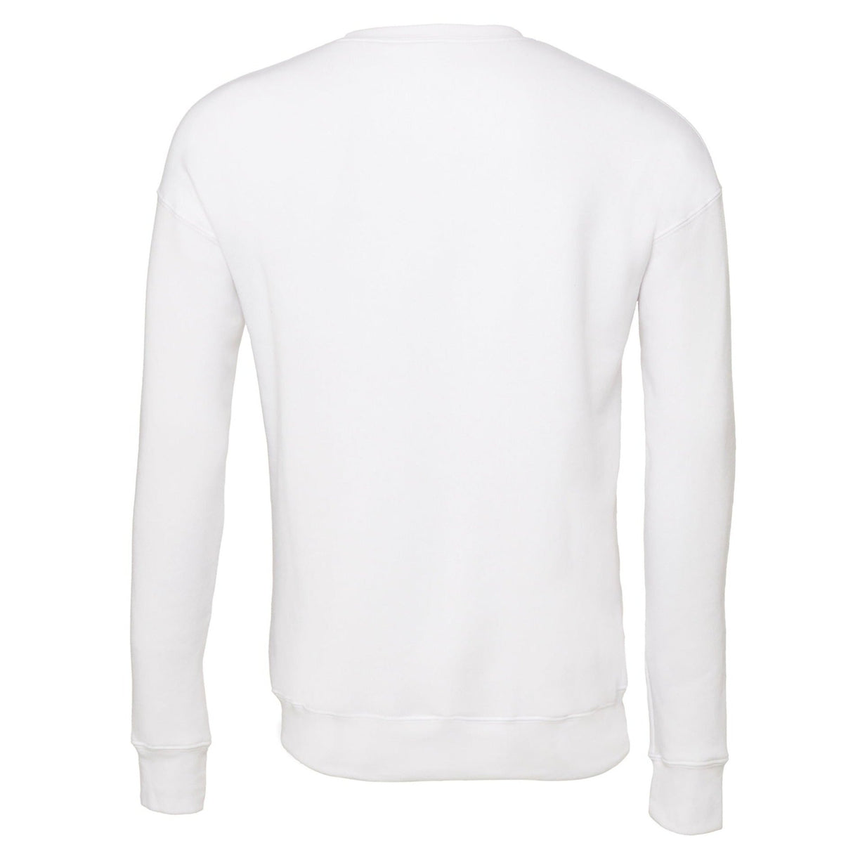 Bella Canvas Unisex Drop Shoulder Fleece - White