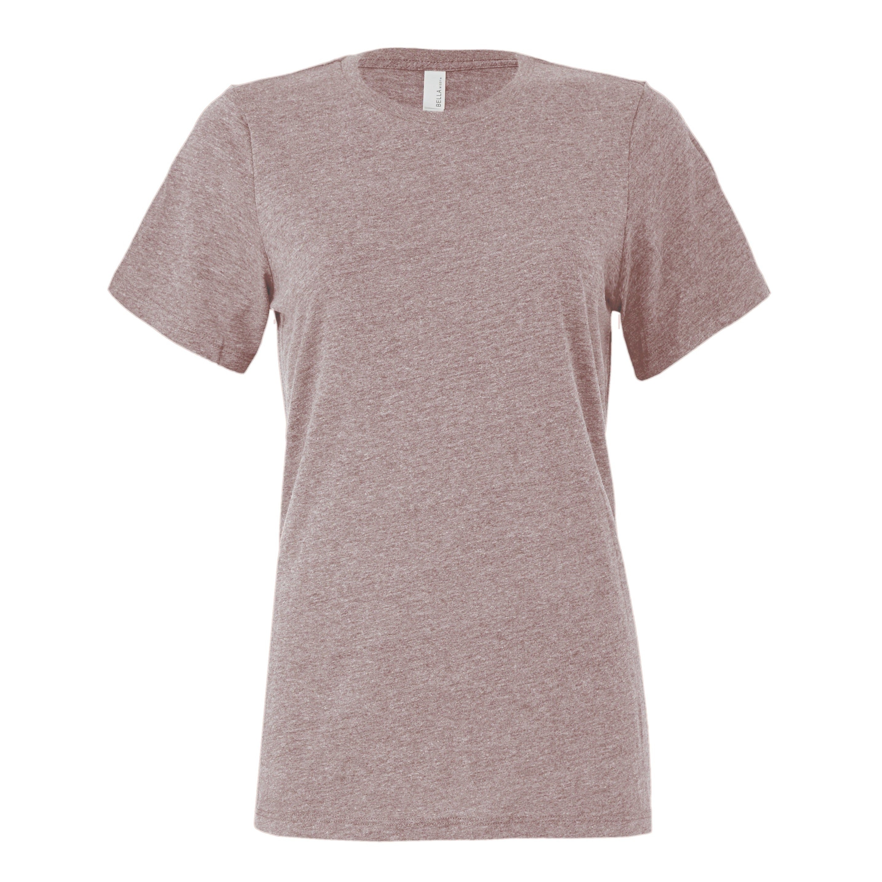 Bella Canvas Women's Relaxed Jersey Short Sleeve Tee - Heather Pink Gravel