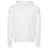 Bella Canvas Unisex Polycotton Fleece Pullover Hoodie - DTG White
