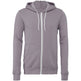 Bella Canvas Unisex Polycotton Fleece Full-Zip Hoodie - Storm