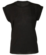 Bella Canvas Women's Flowy Muscle Tee With Rolled Cuff