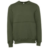 Bella Canvas Unisex Raw-Seam Crew Pullover