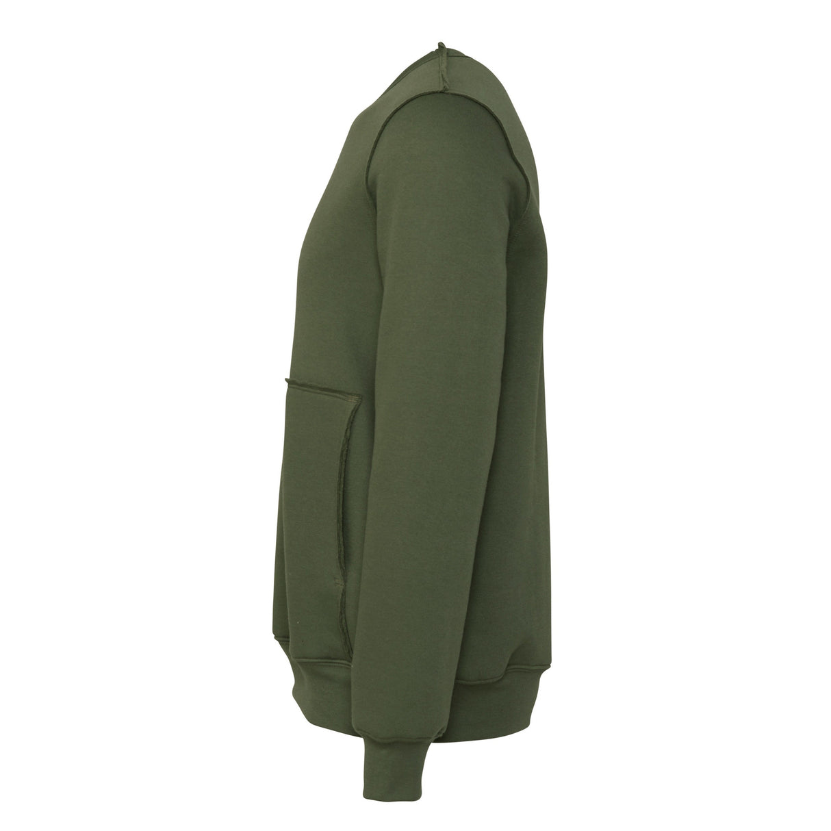 Bella Canvas Unisex Raw-Seam Crew Pullover
