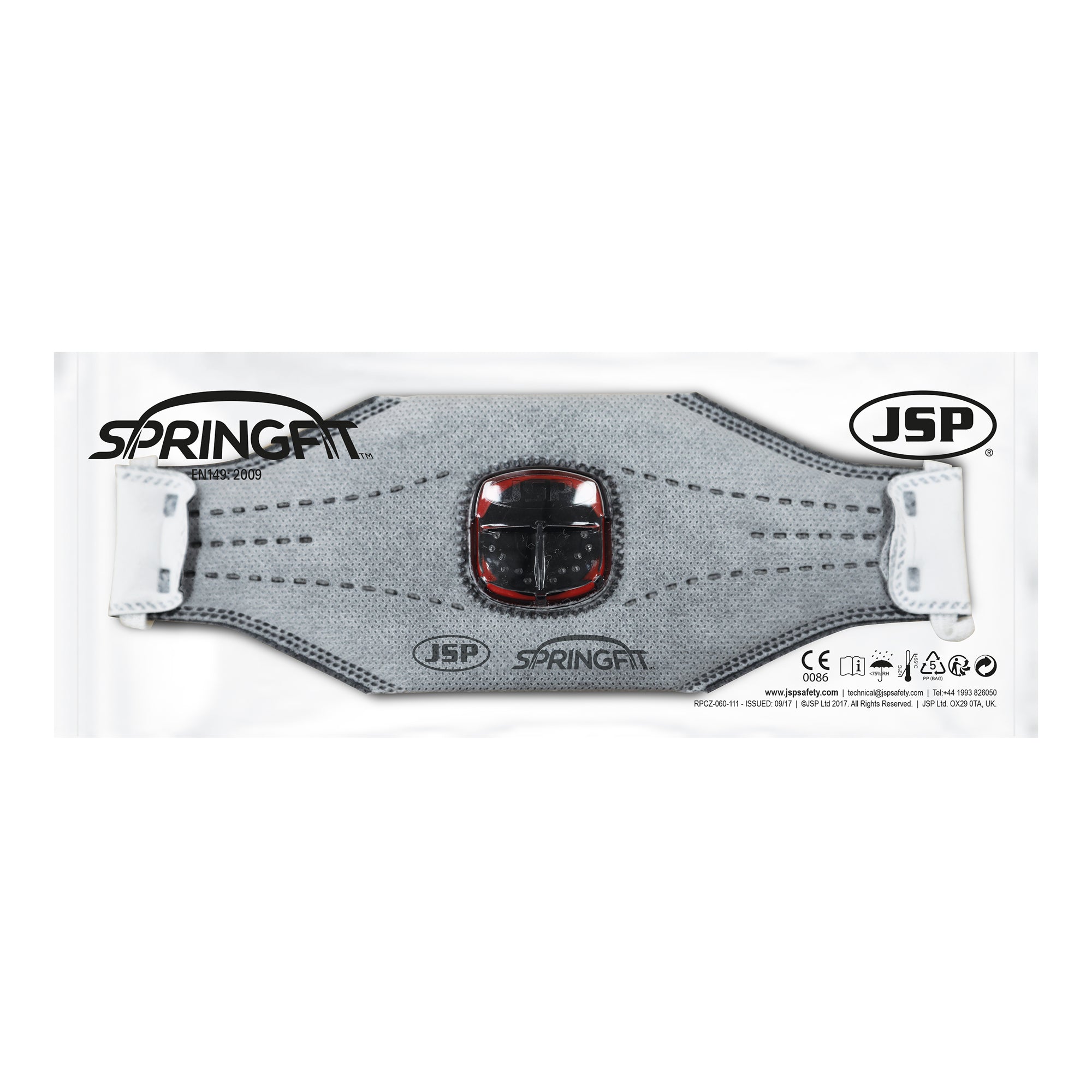 JSP Springfit 436ML FFP3 with Typhoon Valve - Box of 10