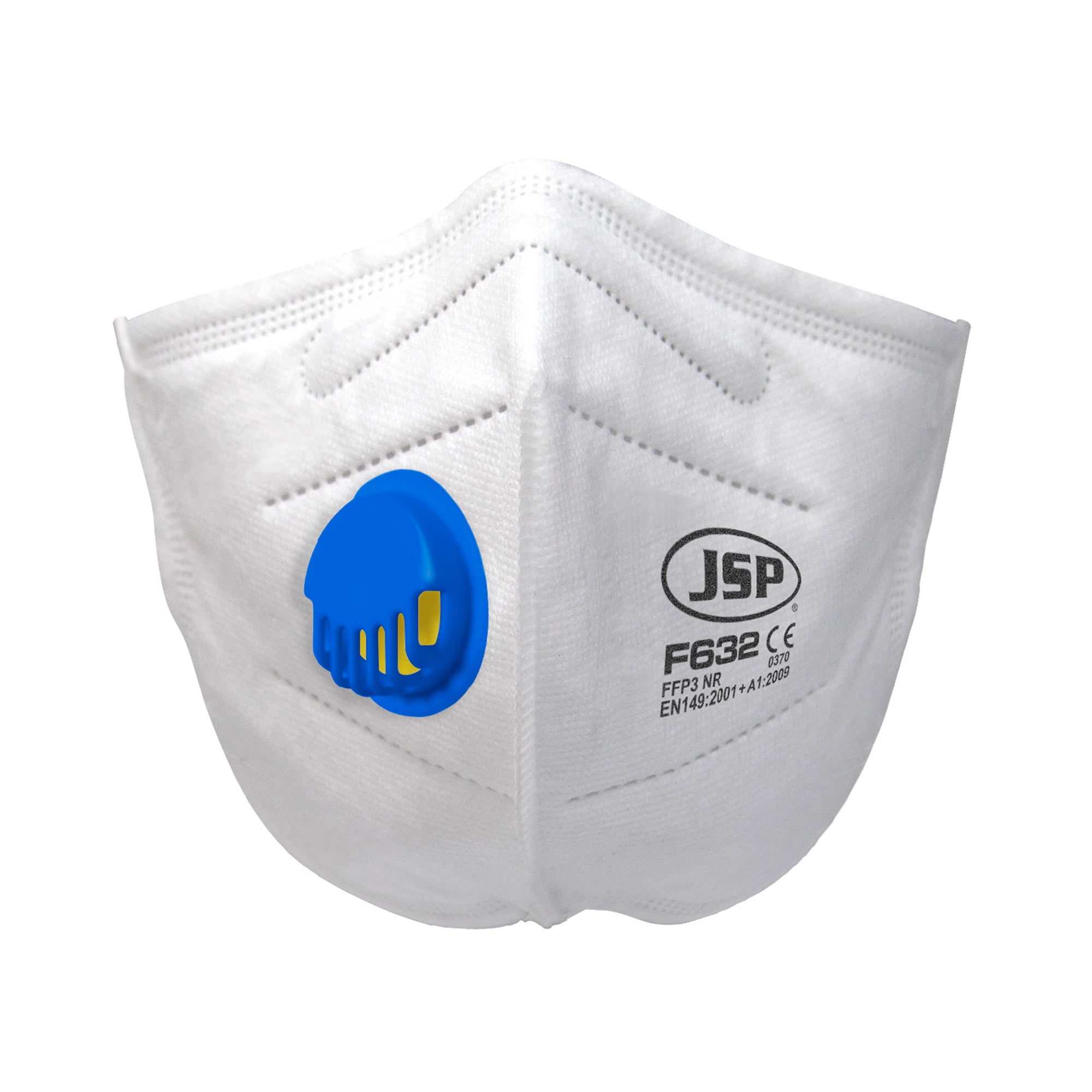 JSP Disposable Vertical Fold Flat Mask FFP3V (F632) - Retail Ready - Pack of 2
