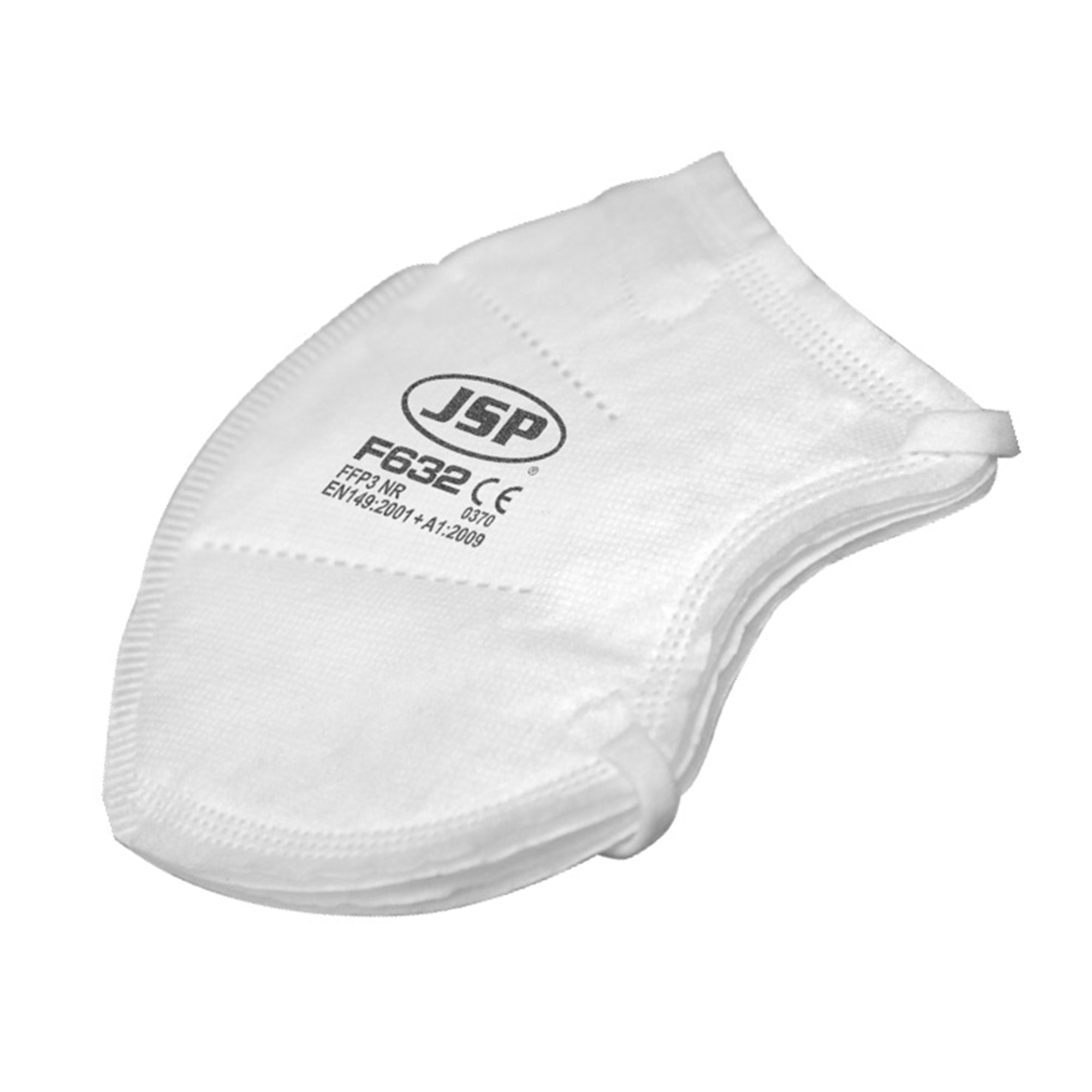 JSP Disposable Vertical Fold Flat Mask FFP3V (F632) - Retail Ready - Pack of 2