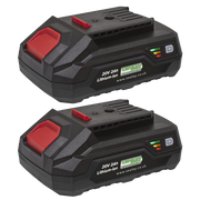 Sealey Power Tool Battery Pack 20V 2Ah Kit for SV20 Series