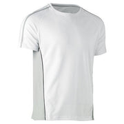 Bisley Tee Contrast Painters 140gsm White #colour_white