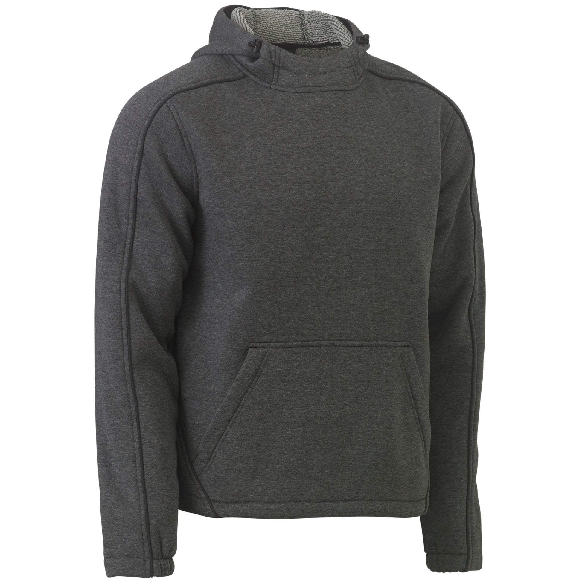 Bisley Flx And Move™ Marle Fleece Hoodie Jumper #colour_charcoal