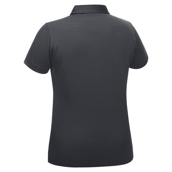 Bisley Womens Polo Short Sleeve Cotton/Polyester #colour_charcoal