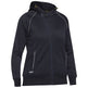 Bisley Women's Fleece Zip Front Hoodie W/Sherpa Lining 270gsm #colour_navy