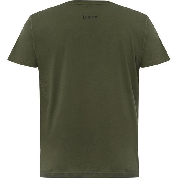 Bisley Tee Logo Cotton 160gsm #colour_green