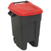 Sealey Refuse/Wheelie Bin 100L - Red