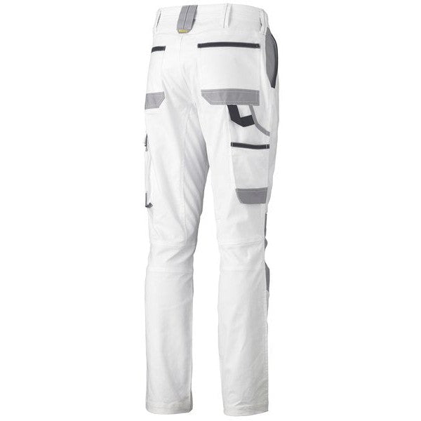 Bisley Pants Cargo Cotton Contrast Painters 280gsm Regular #colour_white