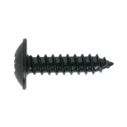 Sealey Self-Tapping Screw 4.8 x 13mm Flanged Head Black Pozi Pack of 100