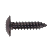 Sealey Self-Tapping Screw 4.8 x 19mm Flanged Head Black Pozi Pack of 100