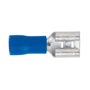 Sealey Push-On Terminal 6.3mm Female Blue Pack of 100