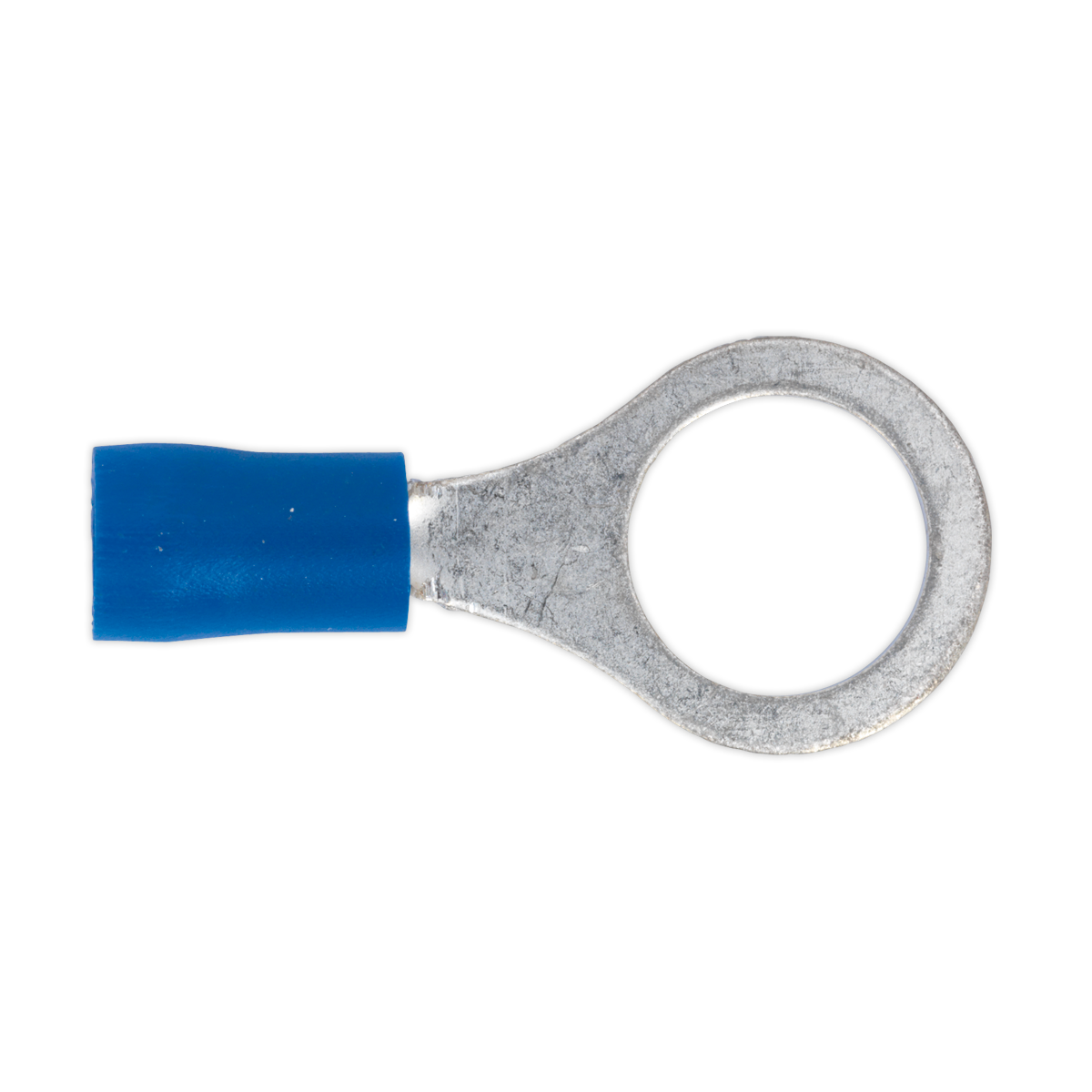 Sealey Easy-Entry Ring Terminal Ø10.5mm (3/8") Blue Pack of 100